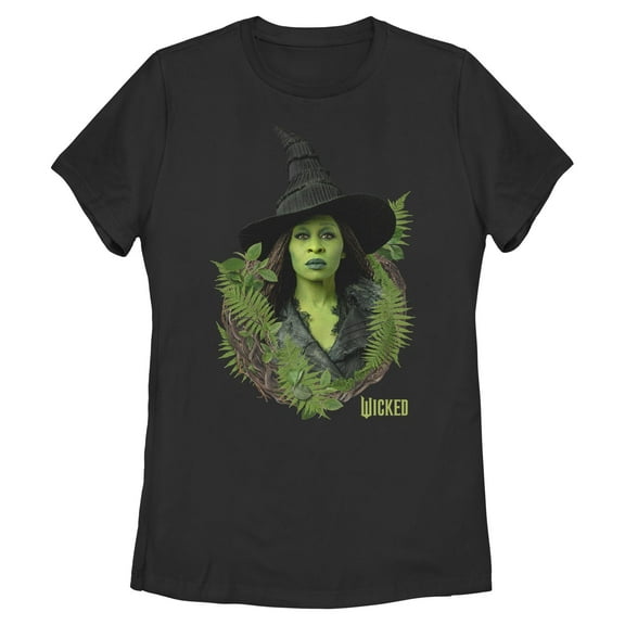 Womens Wicked: For Good Elphaba Forest Portrait T Shirt