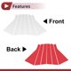 thumbnail image 3 of Pegatina Antirrayaduras del Recorte de Ventana del Pilar de la Puerta Unique Bargains para Hyundai Sante Fe 2019-2023 Tono Plateado Frontal Trasero Izquierdo Derecho 6 Pcs, 3 of 6