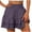 Purple, variant on JIUKE Mini Skirts for Women Built in Shorts Summer Casual Boho Ruffle Flowy Skirt 2 in 1 Skorts Fashion Clothes