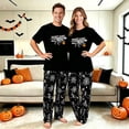thumbnail image 4 of iHapHap Spooky Saurus Dinosaur Family Pajamas, Cotton Blend Halloween Sleepwear, Men L, 4 of 6