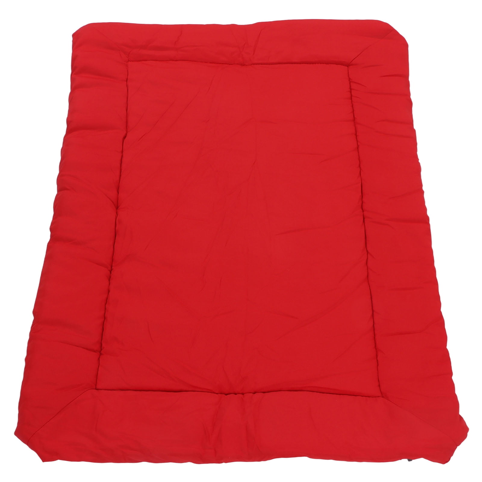 BOKYAN Portable Dog Bed Waterproof Foldable All Season Outdoor Dog Mat for Travel Car Camping Red (14.2 inches / 36 cm) Durable Polyester Resting Cushion