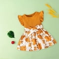thumbnail image 4 of Coerni Toddler Girl Summer Floral Dress Baby Girls Sundress Girls Casual Clothes Dress for 1 to 3 Years Old Kids Girls, 4 of 5
