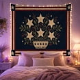 thumbnail image 2 of Patriotic Star Bouquet in Bowl, Nostalgic Rustic Style for Americana Decor Lovers, Americana Wall Decor, Fourth of July Gift, Tapestry Wall Hanging for Bedroom and Living Room, 2 of 7