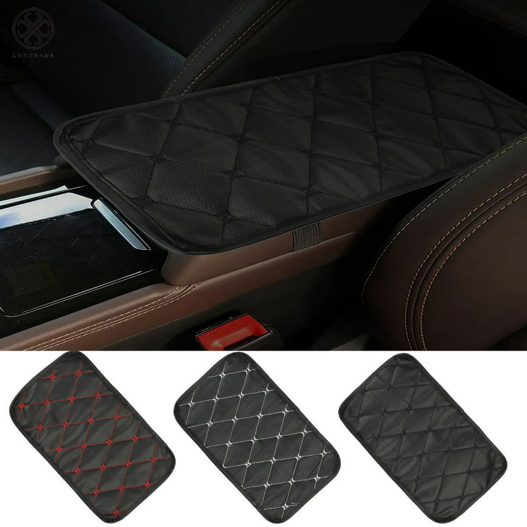 Luxtrada Leather Auto Center Console Cover Pad, Waterproof Car