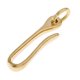 thumbnail image 1 of 1 Unids Vintage Solid Brass Llavero Llavero Cinturón U Monedero Cadena Medio (70x3x18) Zulema Llavero U Hook, 1 of 6