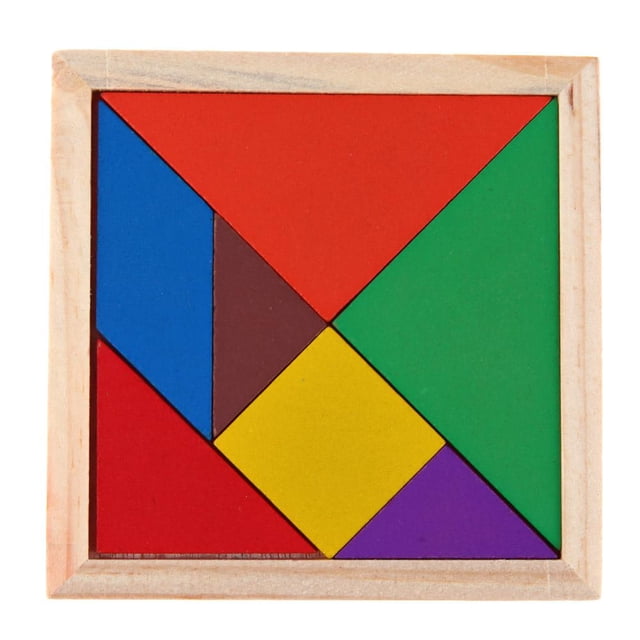 Rompecabezas de madera para bebé Ehuebsd Juguete educativo para Niños DIY 110x110x6mm Embalaje original