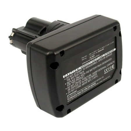 

Synergy Digital Power Tool Battery Compatible with Milwaukee M12 BD-0 Power Tool (Li-ion 12V 3000mAh) Ultra High Capacity Replacement for Milwaukee C12 B Battery