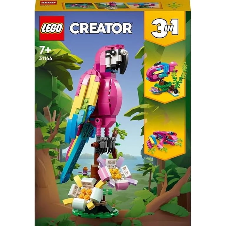 LEGO, Toy, 253 Pieces, Exotic Pink Parrot 3in1 Building Set