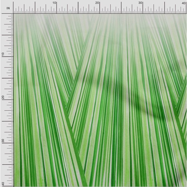 oneOone Silk Tabby Fabric Stripe Panel Printed Craft Fabric BTY 42 Inch Wide