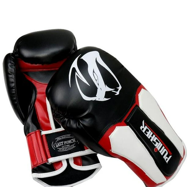 Shelter 949412 12 oz LastPunch Viper Detailed Boxing Gloves, Black