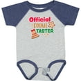 thumbnail image 3 of Inktastic Christmas Official Cookie Taster with Bell and Star Cookie Boys or Girls Baby Bodysuit, 3 of 5