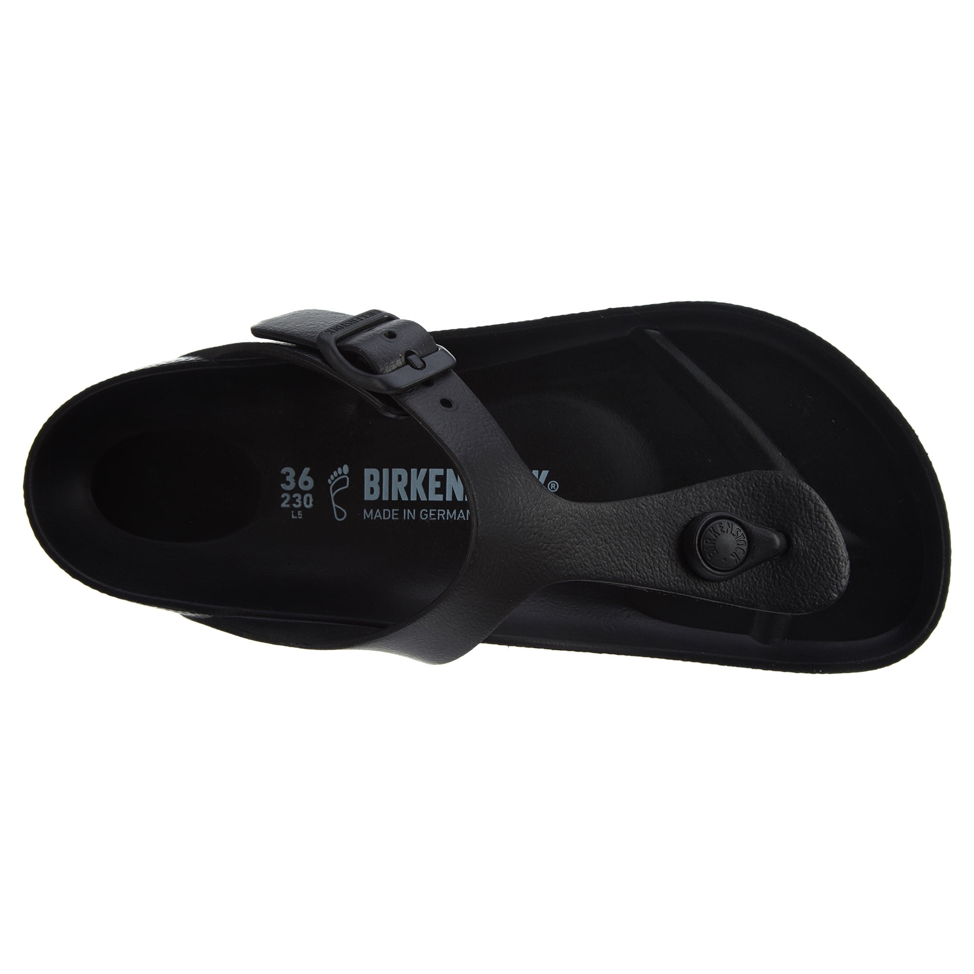 Birkenstock Womens Gizeh EVA Thong Sandals - Black - 44