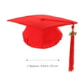 thumbnail image 2 of 1 Pc Pratique Graduation Significative Chapeau de Bachelor (Taille Libre), 2 of 8