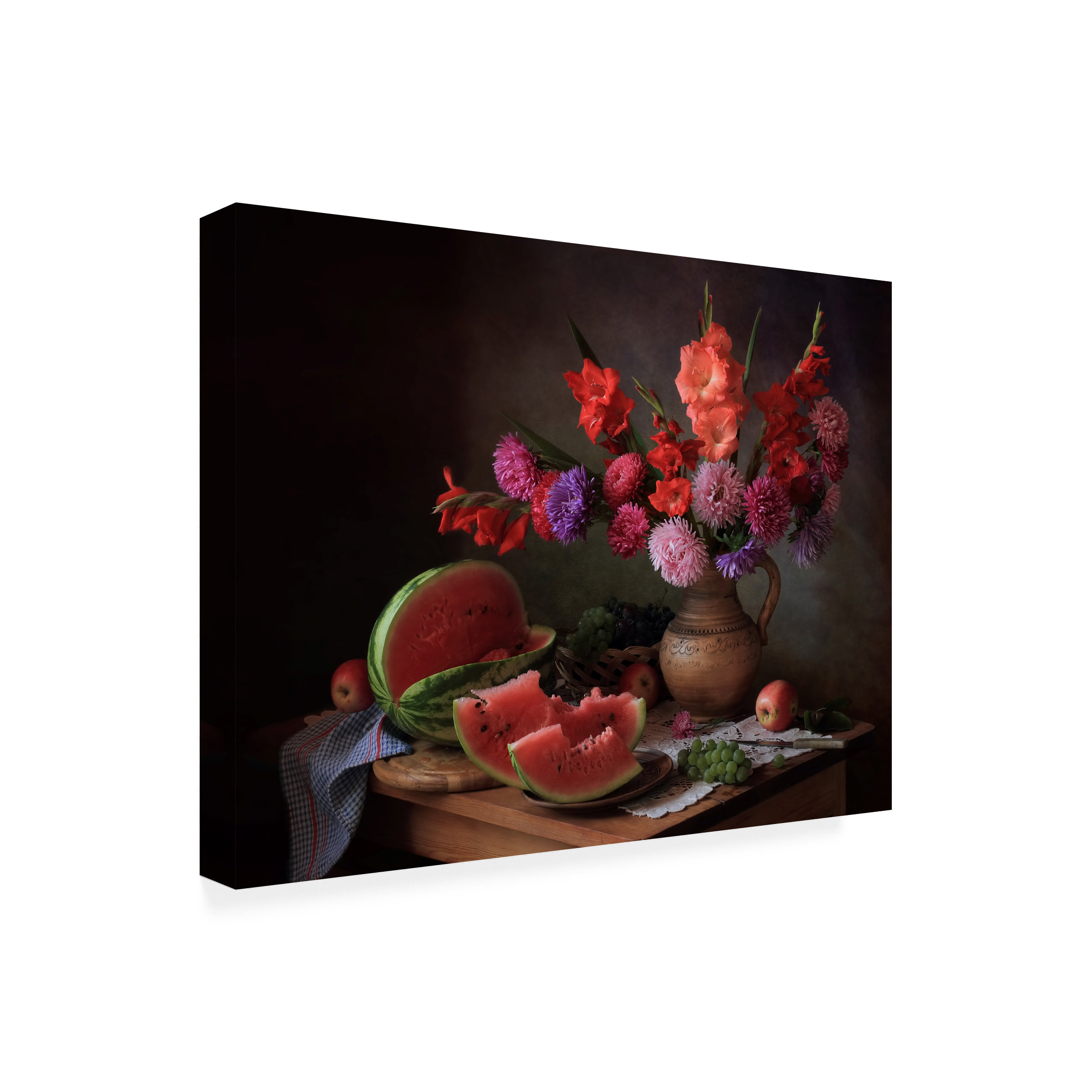 Tatyana Skorokhod 'Fruit And Flowers' Canvas Art