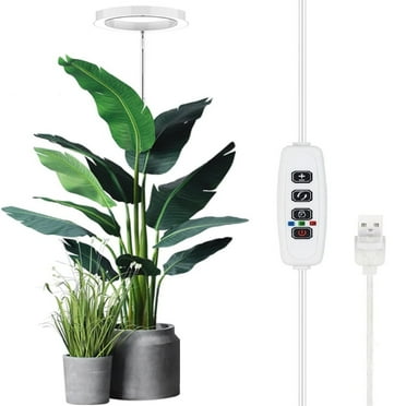 Plant Grow Light Floor Lamp Floor Model Full Spectrum Sunlight Large Potted Plant Fill Light 3/9/12 Hours Timing 10 Levels Dimming