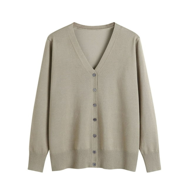 Fankiway Plus Size Sweaters Clearance Women'S New Spring and New Women'S Sweater Cardigan V-Neck Long Sleeve Plus Oversize Women'S Cardigan Knitted Outer Womens Sweaters and Cardigans