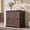Dark Walnut, variant on Keywhat Lateral 2 Drawers Filing Cabinet with Charging Station, 30.2" W Sturdy Modern Fluted Wood Office Furniture for Letter/Legal/A4, Natural Oak