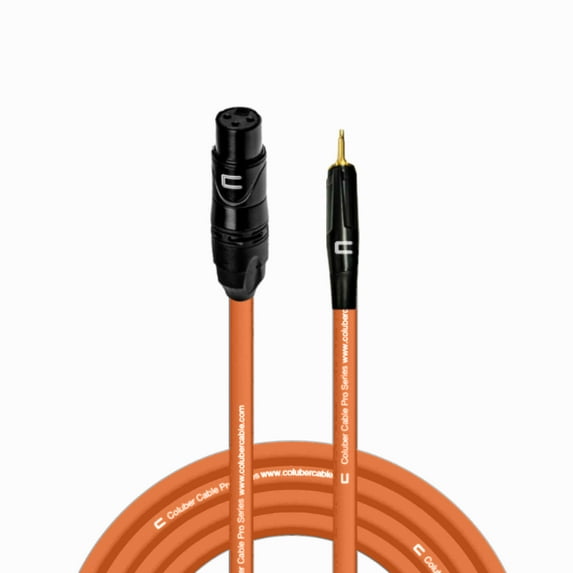 Coluber Cable Unbalanced XLR Female Cable to 3.5 TS Male - 3-Pin Connector