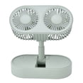 thumbnail image 2 of Ventilador Doble, Diseño De Elevación Operación De Bajo Ruido Dirección De Viento Libre De 135 ° Ventilador De Escritorio De Diseño Plegable Para Sala De Estar Para ANGGREK Otros, 2 of 8