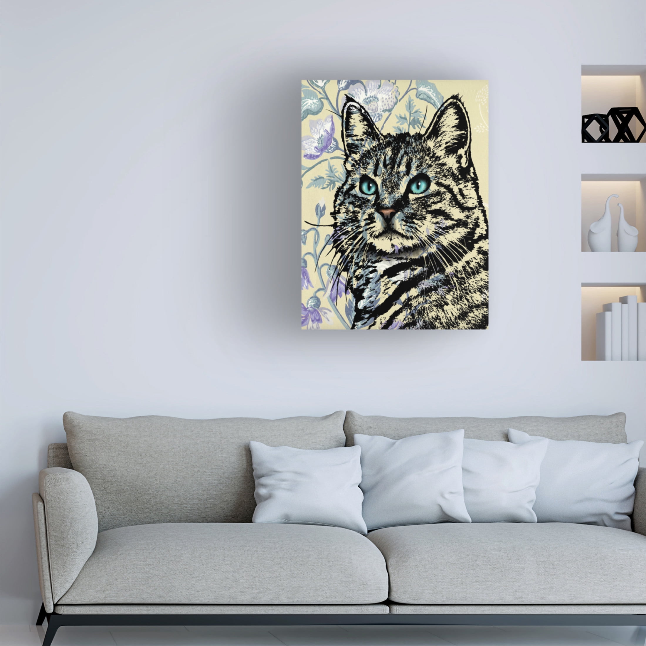 Canvas Wall Art - Dean Russo 'It Is A Cat Thing' Wall Art for Living Room, Bedroom, or Office Décor by Trademark Fine Art - 18 x 24 Inches