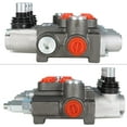 thumbnail image 5 of waltyotur 3 Spool 13 GPM Hydraulic Directional Control Valve, 3600 PSI BSPP Ports Double Acting Hydraulic Valve with Joystick, 5 of 6