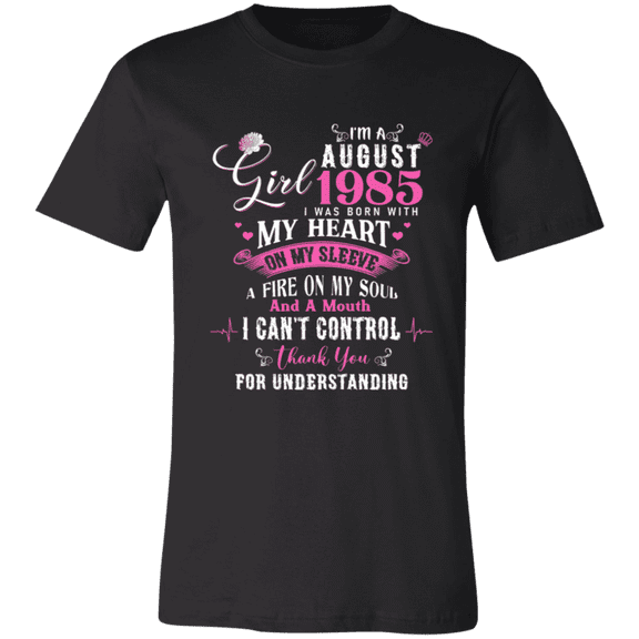 I'm August Girl 1985 41st Birthday Vintage 41 Years Old Bday Women T-Shirt