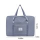 thumbnail image 3 of Bolsa de viaje plegable para mujer | Equipaje de mano impermeable de 30 l | Bolsa de deporte para gimnasio y fin de semana para niñas | Rosa, negro, morado, azul, gris y vino, 3 of 8