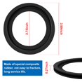thumbnail image 2 of 385311658 Kit De Sello De Bola De Descarga De Repuesto Para Inodoros Dometic 300 310 Y 320 Rv Autocaravana Y Remolque, Color Negro, 2 of 5