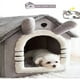 thumbnail image 5 of Plush fluffy dog bed kennel for indoor dogs Puppy medium dogs bed Pet bed for cat  pet house Pet supplies lounger for cats ShopWise Round, 5 of 6