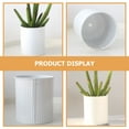 thumbnail image 6 of WRITWAA White Iron Planter with Retro Design Stackable Metal Pail for Indoor and Outdoor Garden Decor, 6 of 7