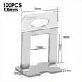thumbnail image 1 of Tile leveler leveler positioner leveling aids masonry paving floor tile, 1 of 8