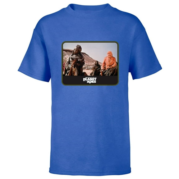 Beneath the Planet of the Apes 1970 General Ursus & Dr Zaius - Short Sleeve T-Shirt for Kids - Customized-Royal