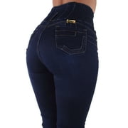 Fashion2Love Plus Size / Junior Brazilian Design Butt Lift High Elastic Waist Skinny Jeans