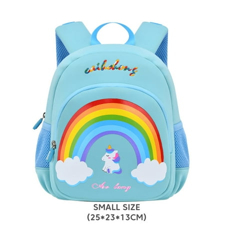 

New Cartoon Unicorn Girls School Bags High Quality Kindergarten Children Toddler Backpack Rainbow Bag for Boys Mochila Infantil