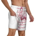 thumbnail image 3 of Balery Flamingo Mens Swim Trunks Swim Shorts for Men Quick Dry Inseam Beach Shorts with Compression Liner Pocket-Medium, 3 of 9