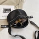 thumbnail image 2 of Bolsa Riñonera multibolsillos Casual PU cuero pecho suave para fiesta (negro), 2 of 9