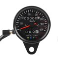 thumbnail image 1 of Compteur kilométrique de moto noir de 60 mm avec indicateur, 1 of 4