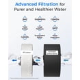 thumbnail image 2 of Waterdrop WD-G2CF Filter, 12-month Lifetime, Replacement for WD-G2-B, WD-G2-W, WD-G2P600-W Reverse Osmosis System, 2 of 5