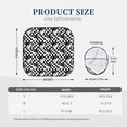 thumbnail image 2 of Kdxio Ying Yang Checkered Print 2-Piece Sun Shade Front Windshield - Foldable Car Front Window Sunshades for Most Sedans SUV Truck, 2 of 6