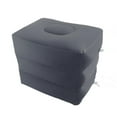 thumbnail image 2 of Footrest Pillow, Adjustable Portable Inflatable Footrest for Traveling Flights Deep Gray, 2 of 10