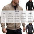 thumbnail image 3 of Bxsruta Mens Full Zip Athletic Jacket Stand Collar Workout Track Jacket Quilted Casual Outerwear, 3 of 8