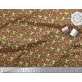 thumbnail image 3 of Soimoi Cotton Voile Fabric Leaves,Watermelon & Rabbit Kids Printed Fabric 1 Yard 42 Inch Wide, 3 of 3