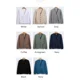 thumbnail image 4 of BROWON New Knitted Sweater Cardigan Men 2024 Autumn Solid Casual Man Clothes Korean Fashion 80% Cotton V-Neck Collar Sweater Men, 4 of 5
