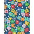 thumbnail image 2 of HUE and MI and Sangita 12x14 White Modern Wood Framed Museum Art Print Titled - Flowers, 2 of 4