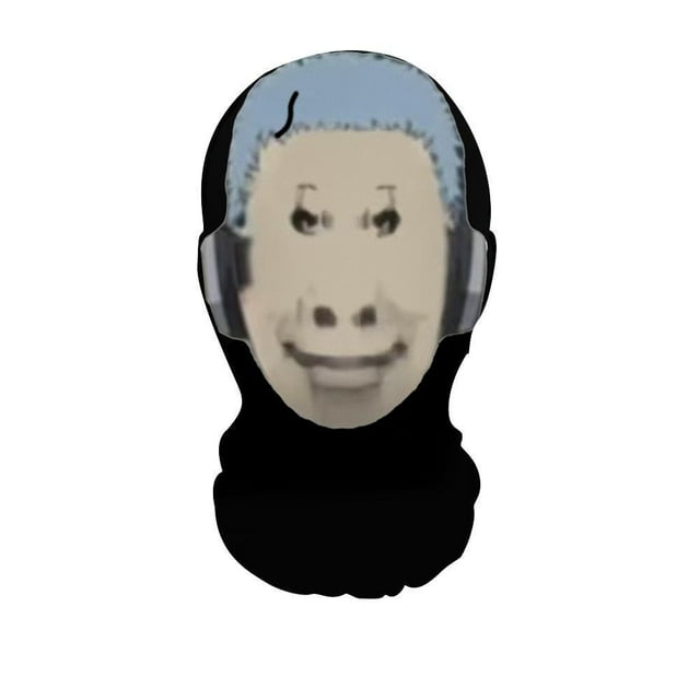 Funny Spoof Mask, 3D Printed, Emoticon Headscarf, Creative Prank Cosplay Mask, Riding Sunscreen