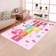 thumbnail image 1 of Hopscotch Kids Runner Rug Soft Plush Play Mat Non-Slip Garden Numbers Collection Educational & Fun Throw Rugs for Boys&Girls Playroom Bedroom Best Gift, 1 of 4