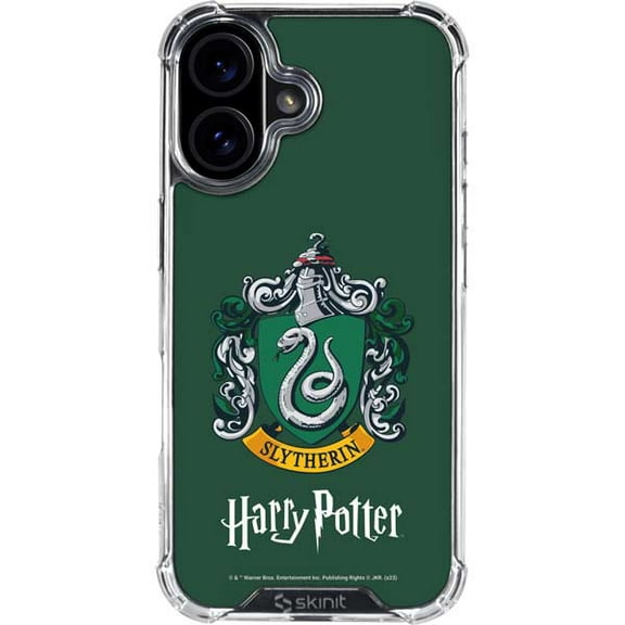 Skinit Wizarding World Harry Potter Slytherin House Crest iPhone 16 Clear Case