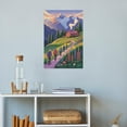 thumbnail image 4 of Huaraz Peru Vintage Travel Poster with Serene Nature And Trekking Scenery Canvas Poster, 4 of 8