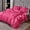Hot Pink, variant on Move Over Hot Pink Ruffle Comforter Set Queen Satin Comforter Set Hot Pink Ruffle Design Solid Filling