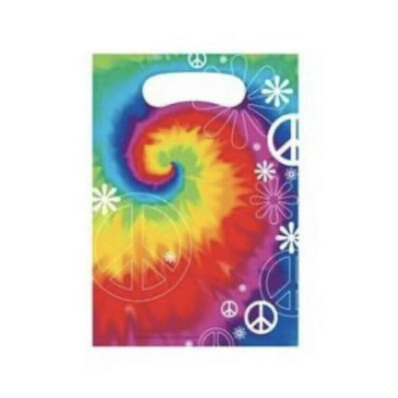 Tie Dye Fun Treat Bags (8 Count)